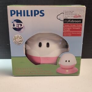 Philips LED Ghost Night Light in Pink and White Children's Room "Bollie"  NEW